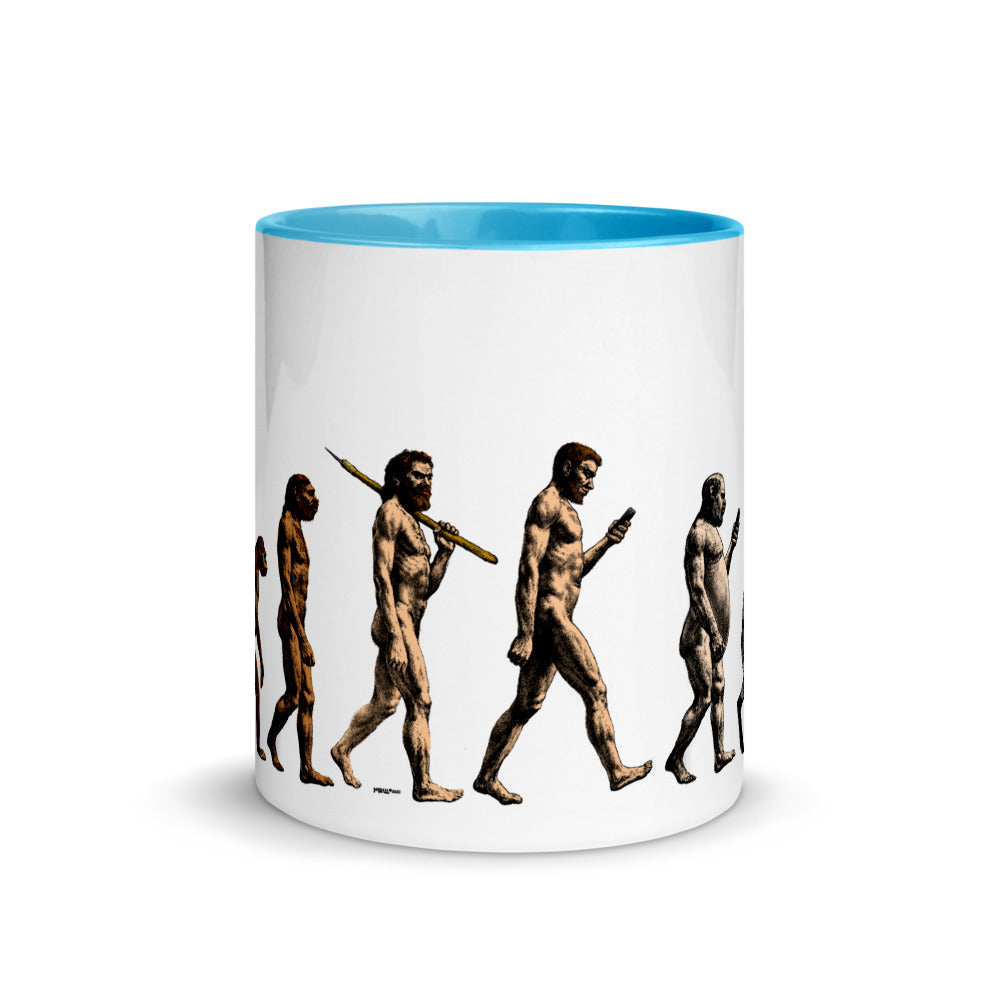 March of Modern Devolution Sheeple Color Mug
