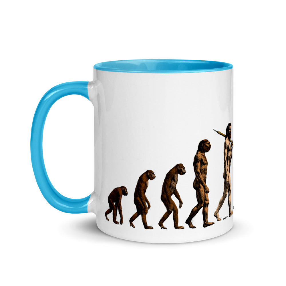 March of Modern Devolution Sheeple Color Mug