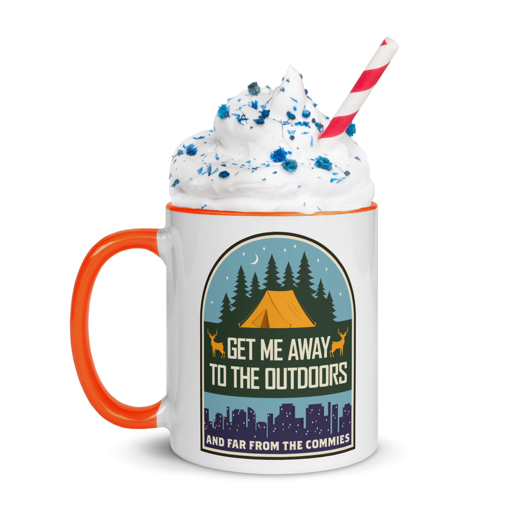 Get Me Away to the Outdoors and Away from Commies Mug