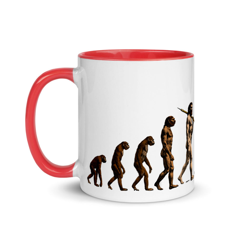 March of Modern Devolution Sheeple Color Mug