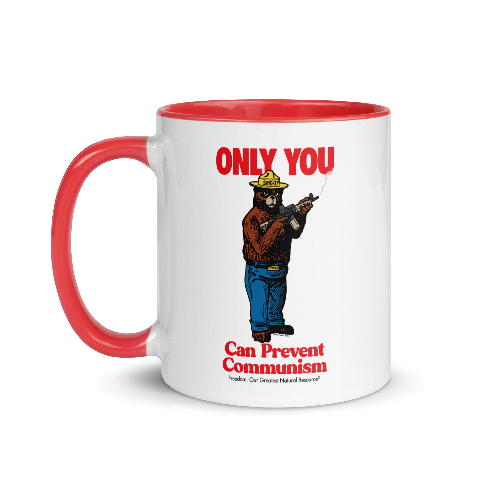 Smokey the Bear Only You Can Prevent Communism Coffee Mug