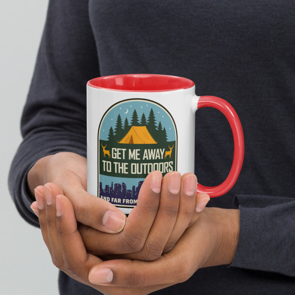 Get Me Away to the Outdoors and Away from Commies Mug