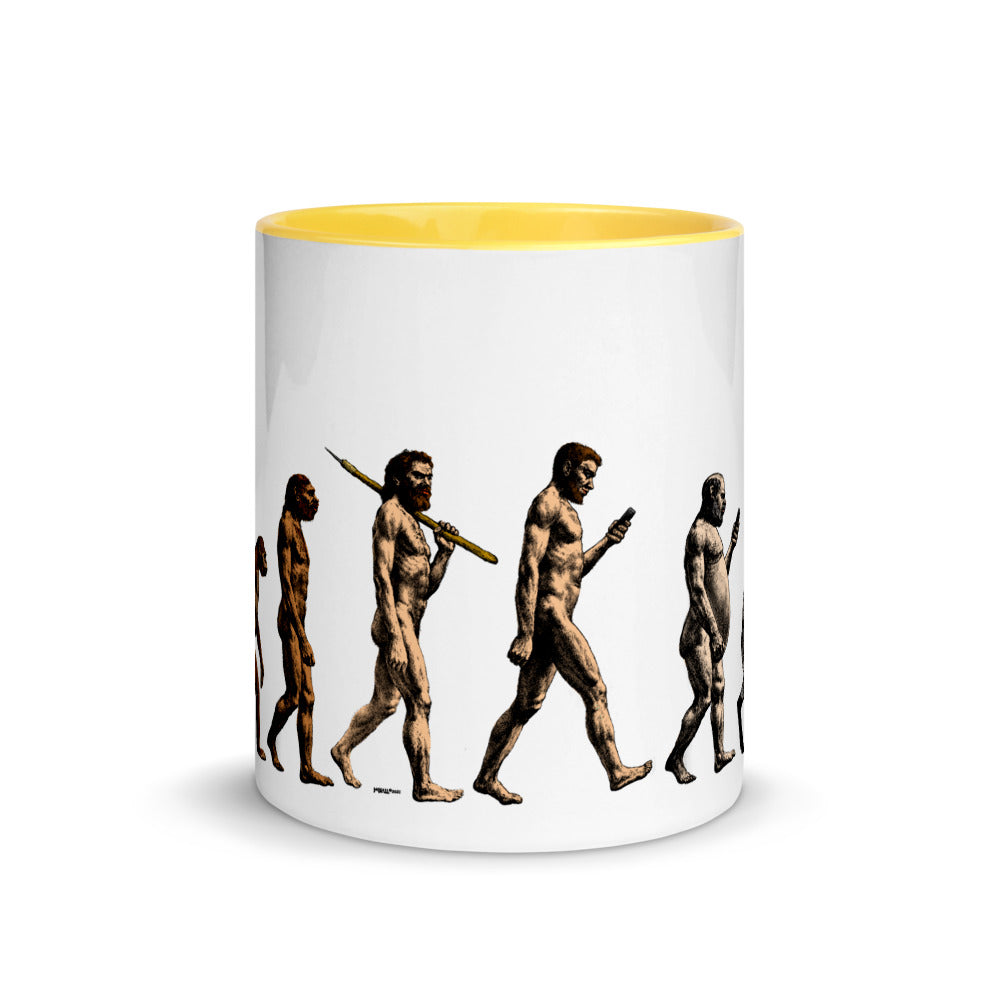 March of Modern Devolution Sheeple Color Mug