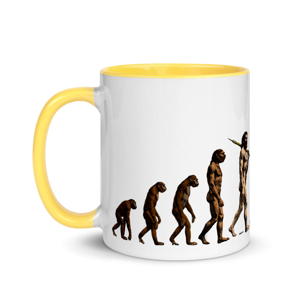 March of Modern Devolution Sheeple Color Mug