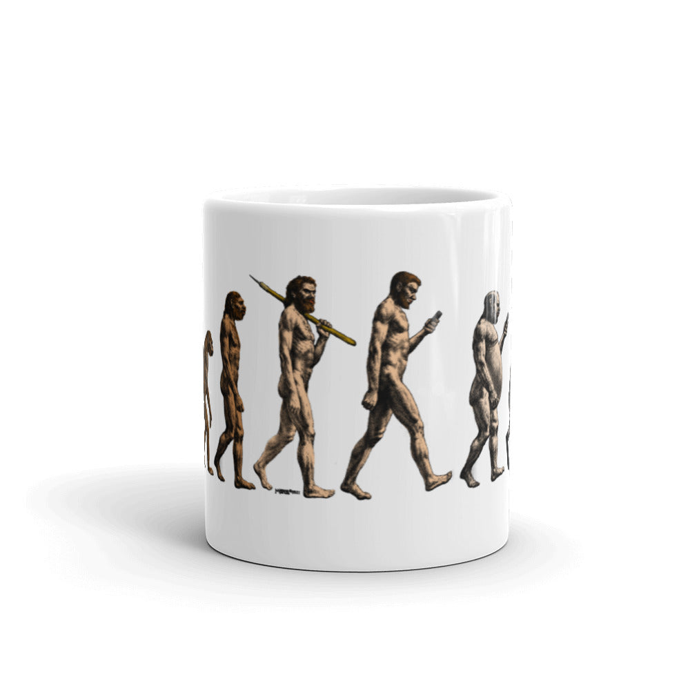 March of Modern Devolution Sheeple Mug