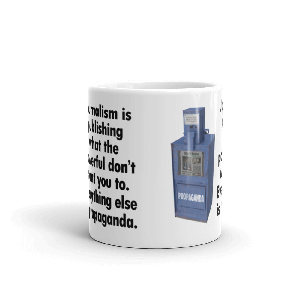 Journalism is Publishing What the Powerful Don't Want Mug