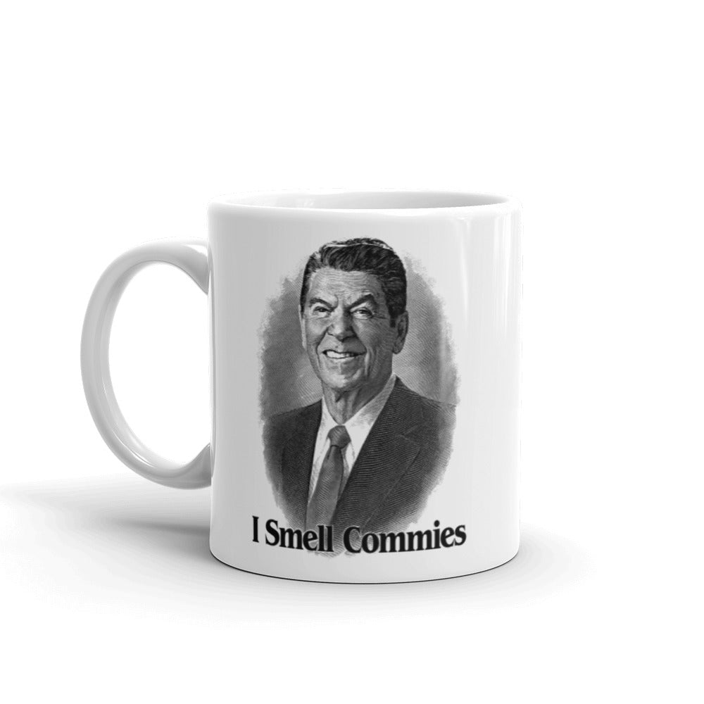 Ronald Reagan I Smell Commies Coffee Mug