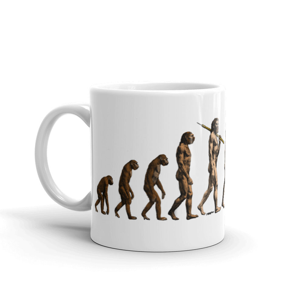 March of Modern Devolution Sheeple Mug