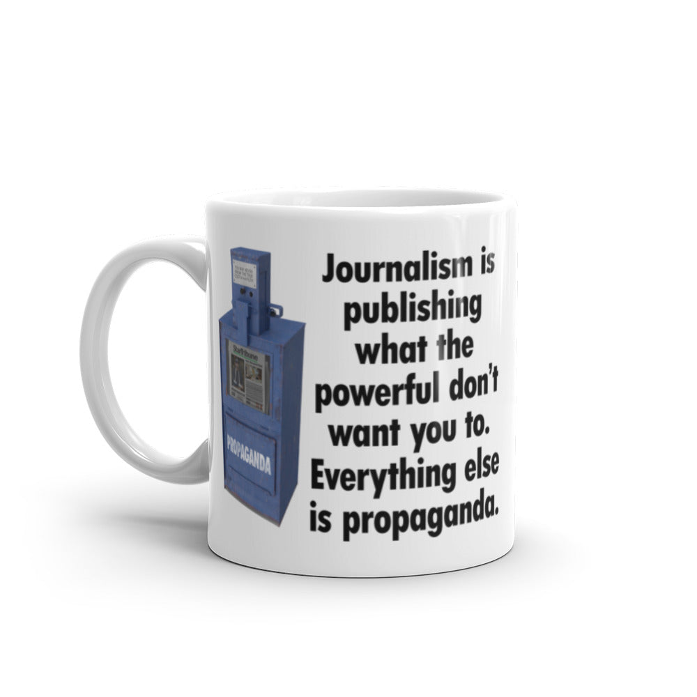 Journalism is Publishing What the Powerful Don't Want Mug