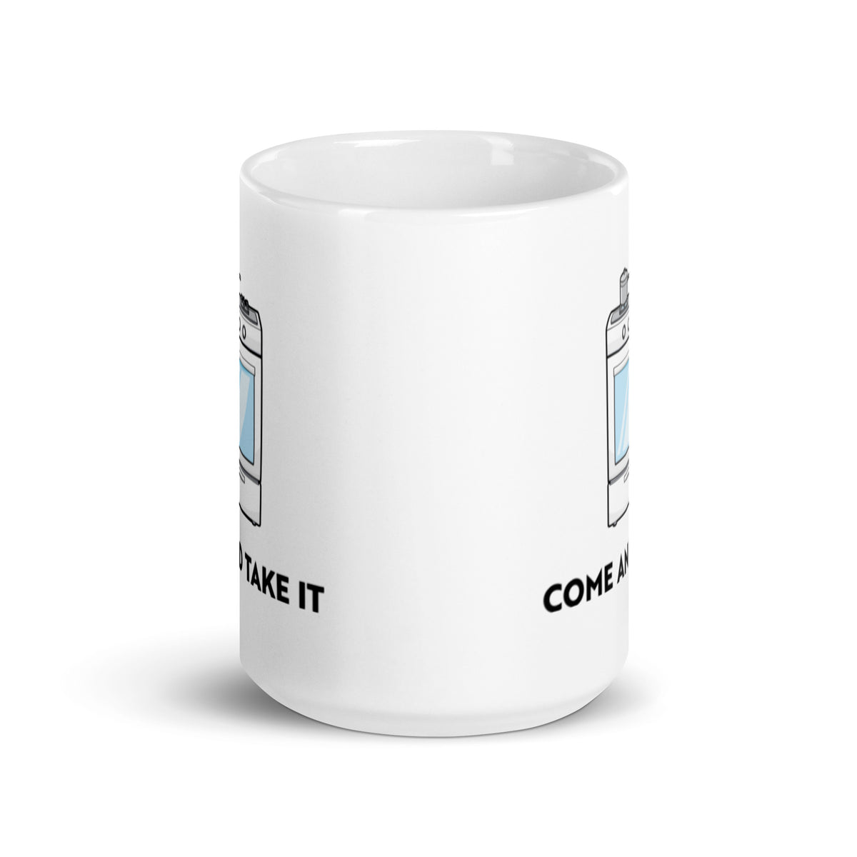 Gas Stove Come and Take It White Mug