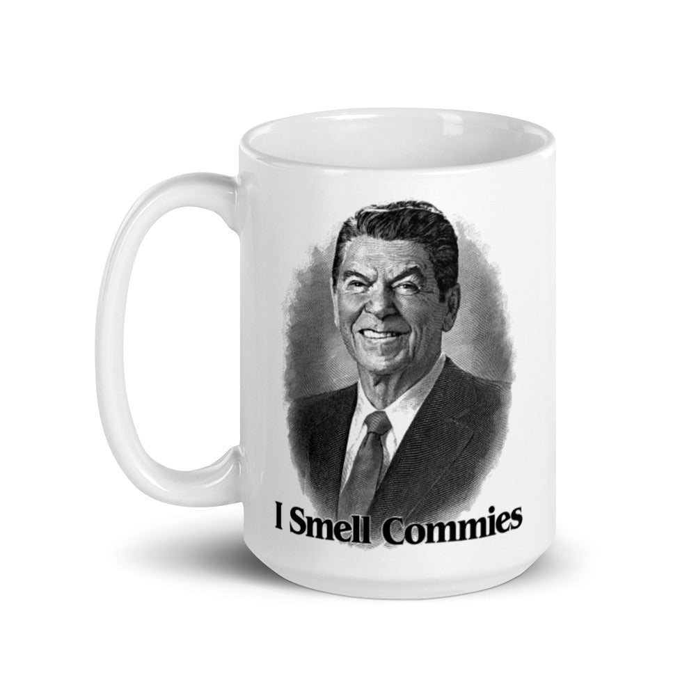 Ronald Reagan I Smell Commies Coffee Mug
