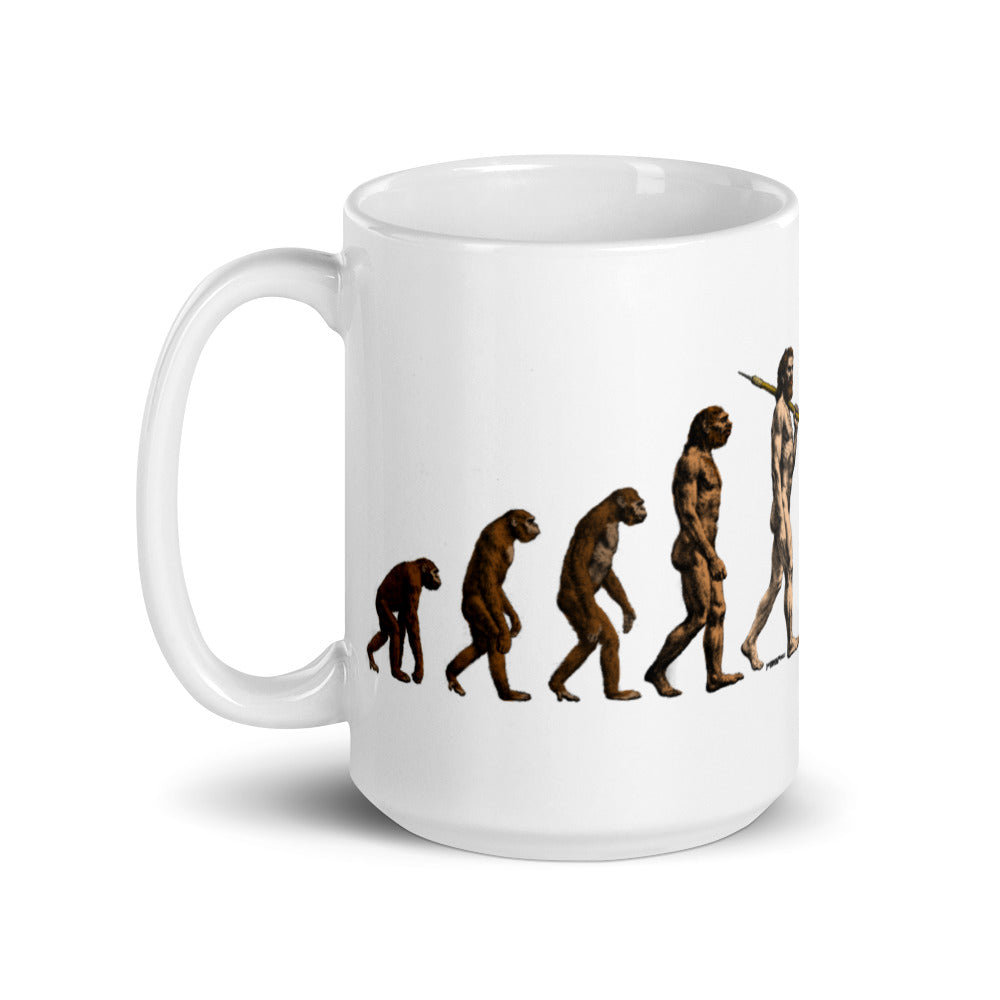 March of Modern Devolution Sheeple Mug