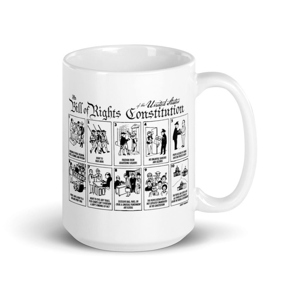 The Illustrated Bill of Rights Coffee Mug
