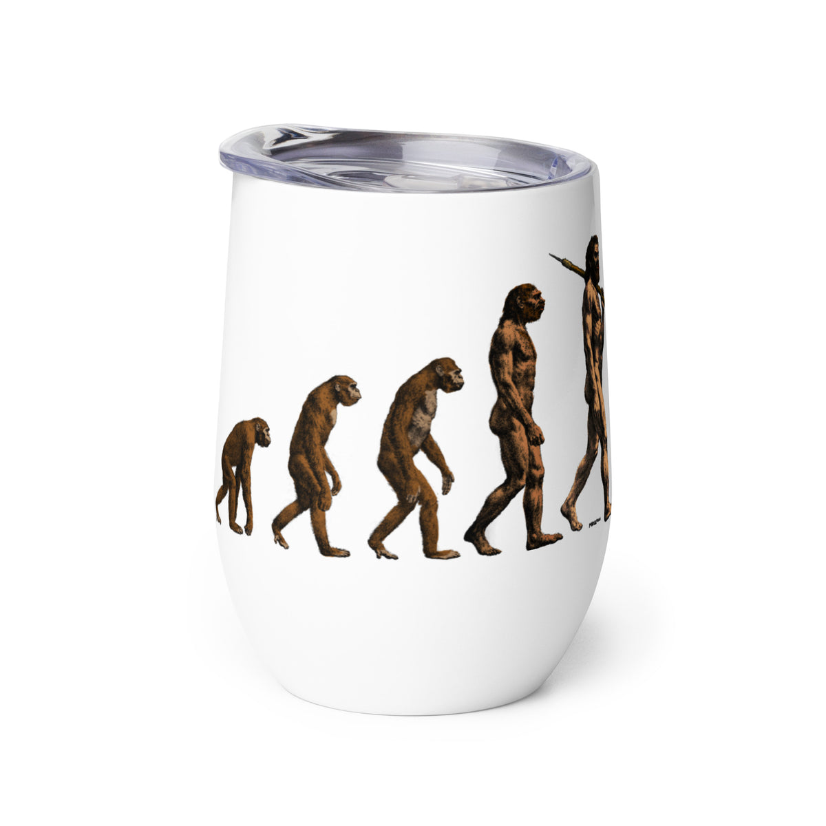 March of Devolution Sheeple Wine Tumbler