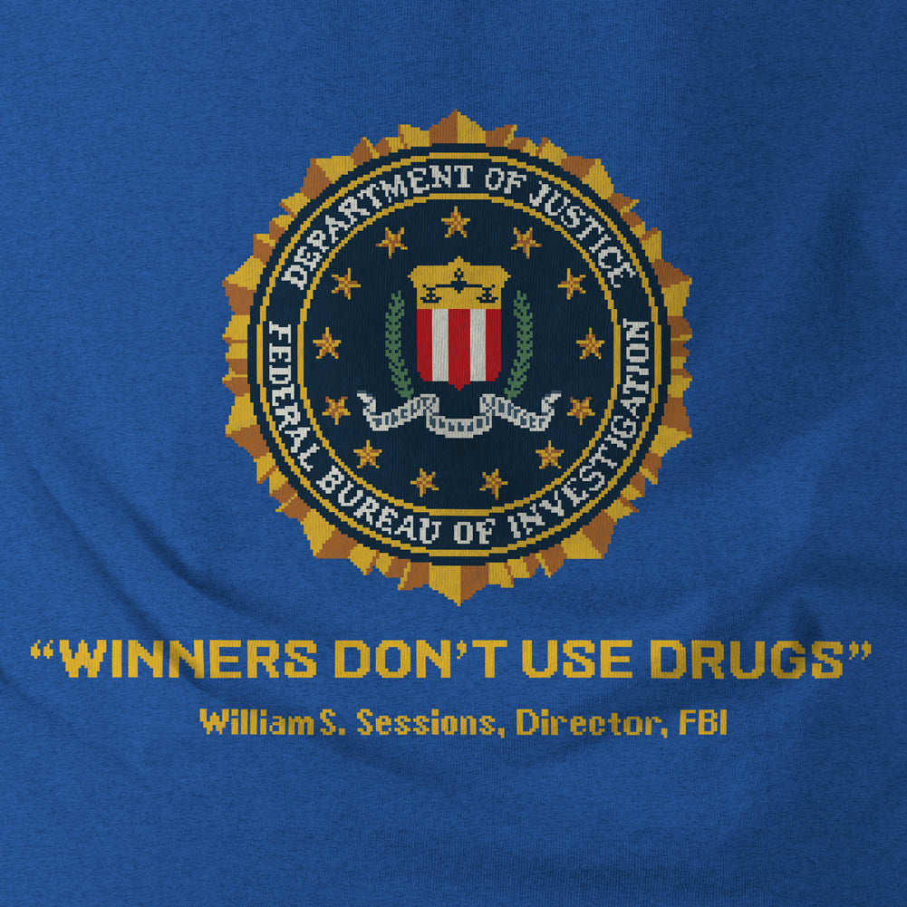 Winners Don&#39;t Use Drugs 1990s Videogame T-Shirt