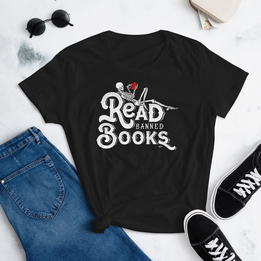 Read Banned Books Ladies Graphic T-Shirt