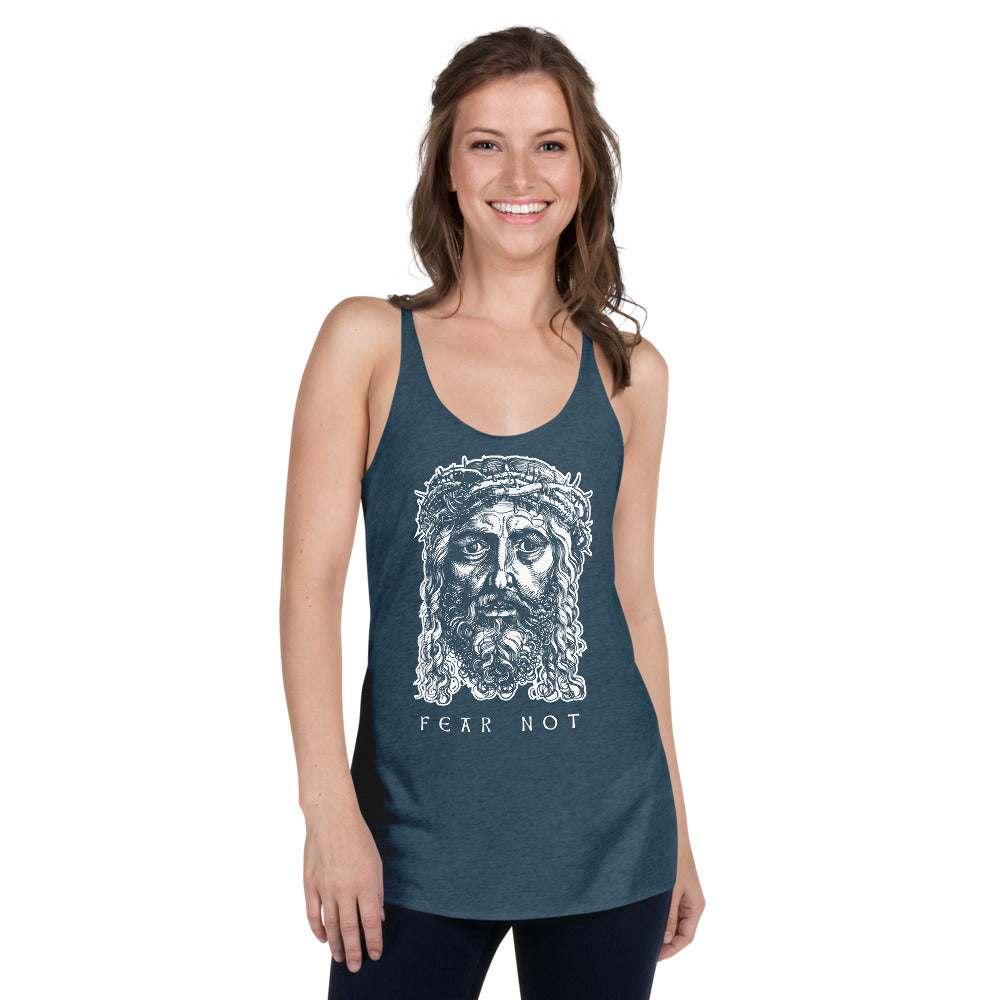 Jesus Fear Not Women's Racerback Tank