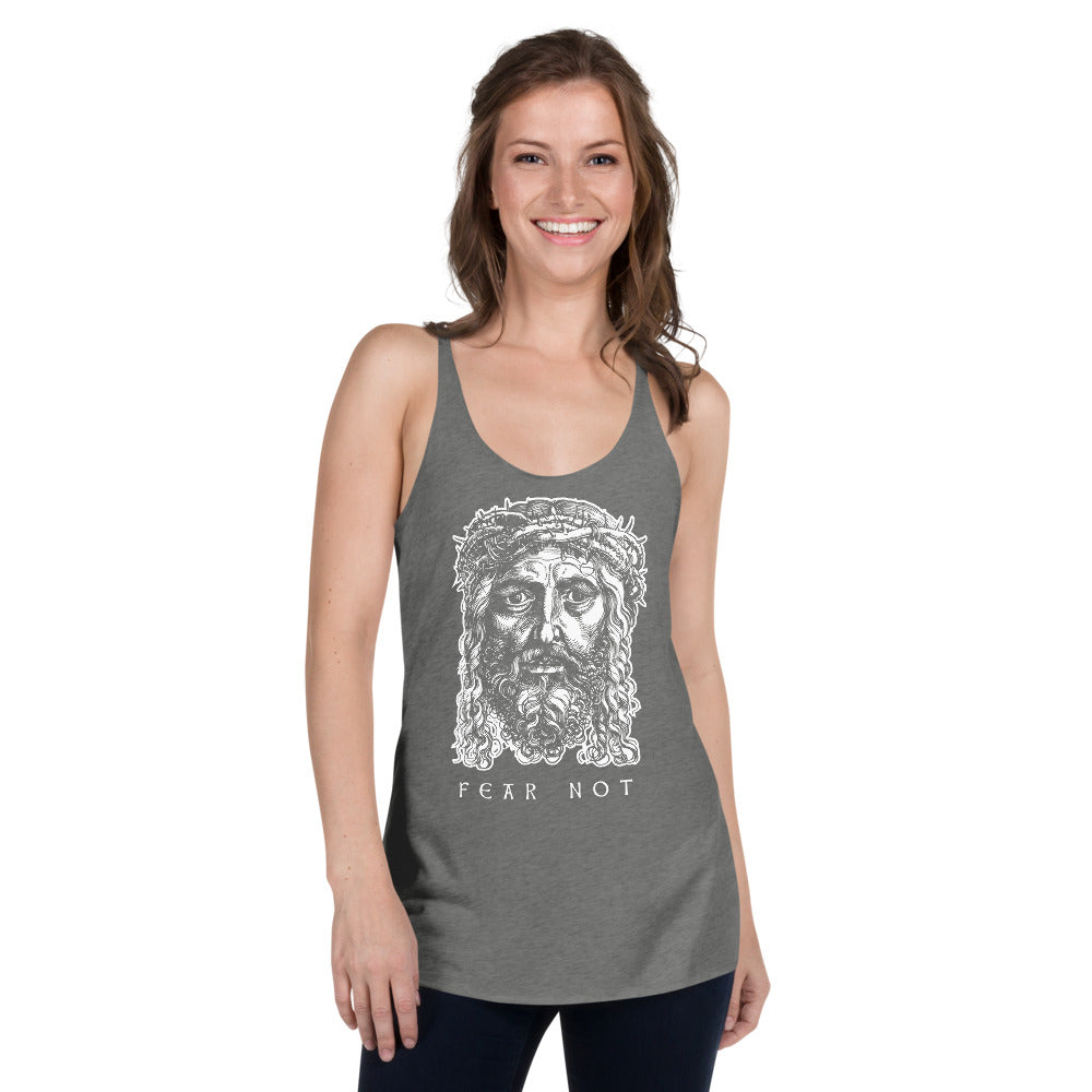 Jesus Fear Not Women's Racerback Tank