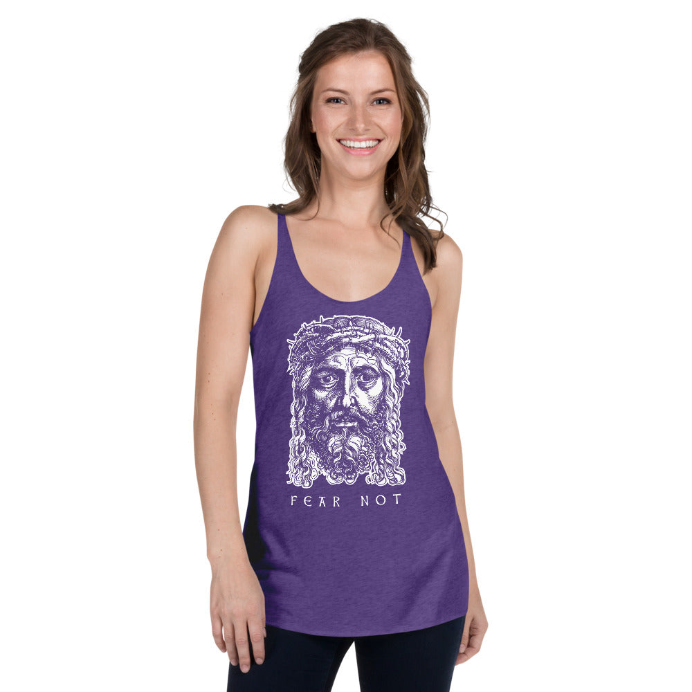 Jesus Fear Not Women's Racerback Tank