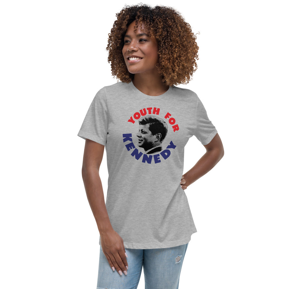 Youth For Kennedy Retro Campaign Women&#39;s Relaxed T-Shirt