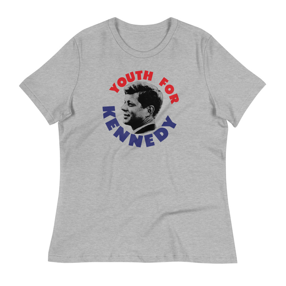 Youth For Kennedy Retro Campaign Women&#39;s Relaxed T-Shirt