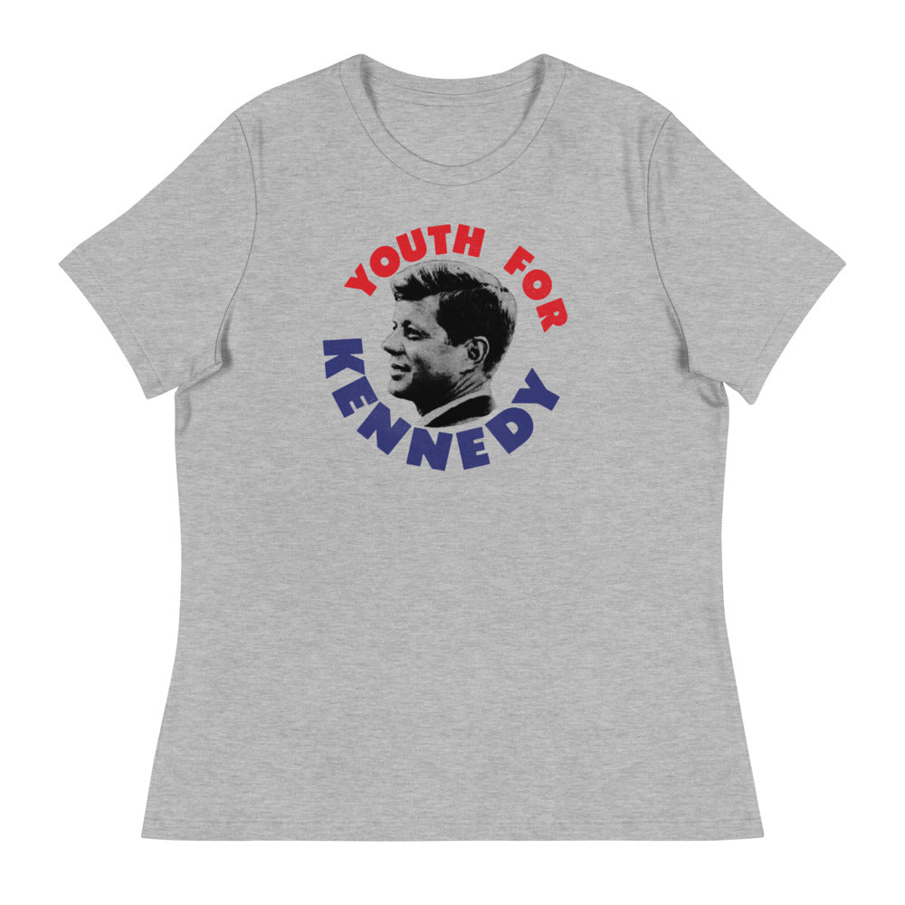 Youth For Kennedy Retro Campaign Women's Relaxed T-Shirt