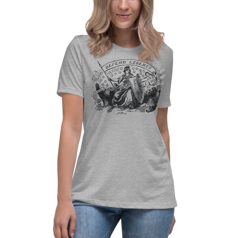 Defend Liberty Libertas Women&#39;s Relaxed T-Shirt
