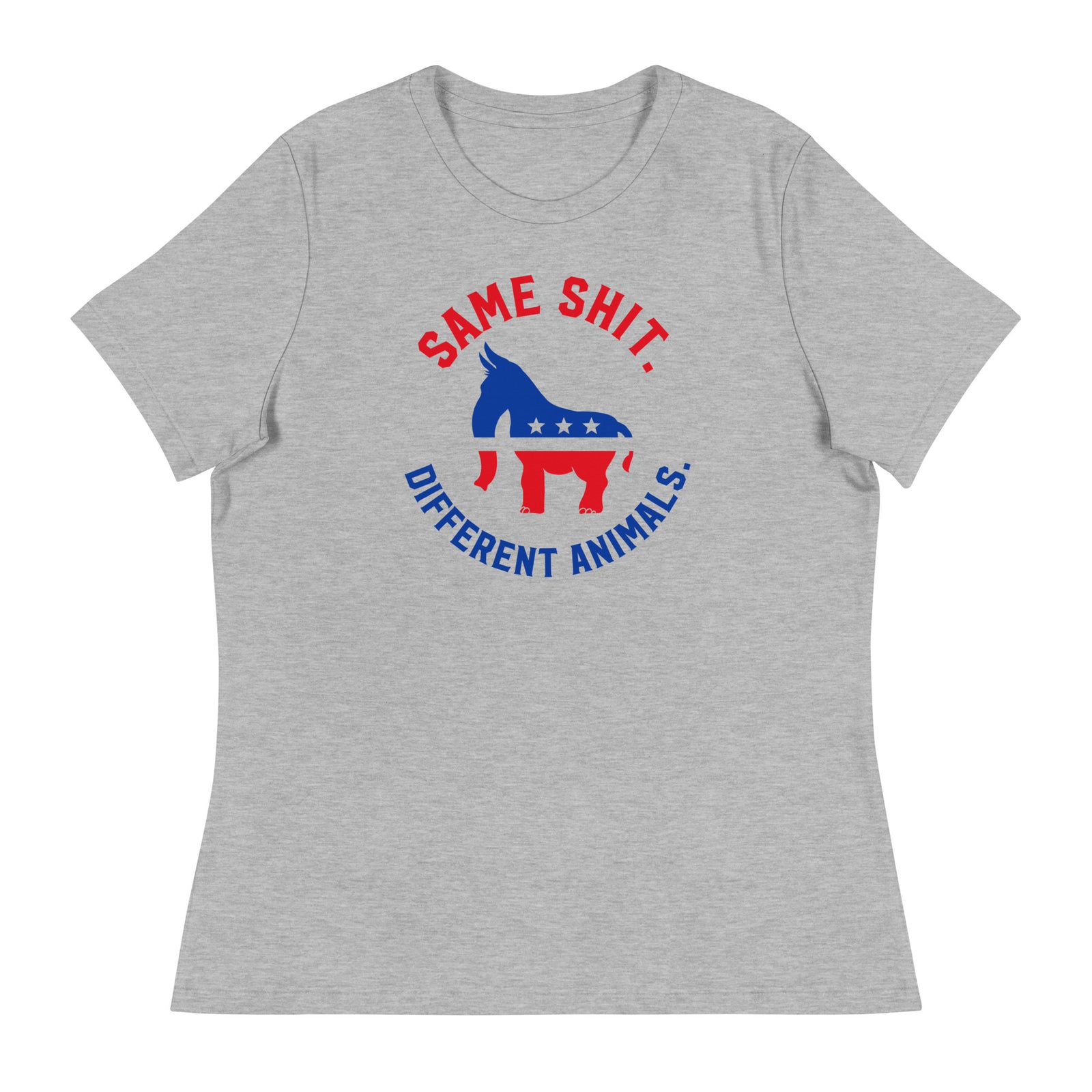 Same Shit Different Animals Republicrat Ladies T-Shirt