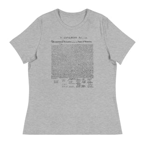 Declaration of Independence Women's Relaxed T-Shirt