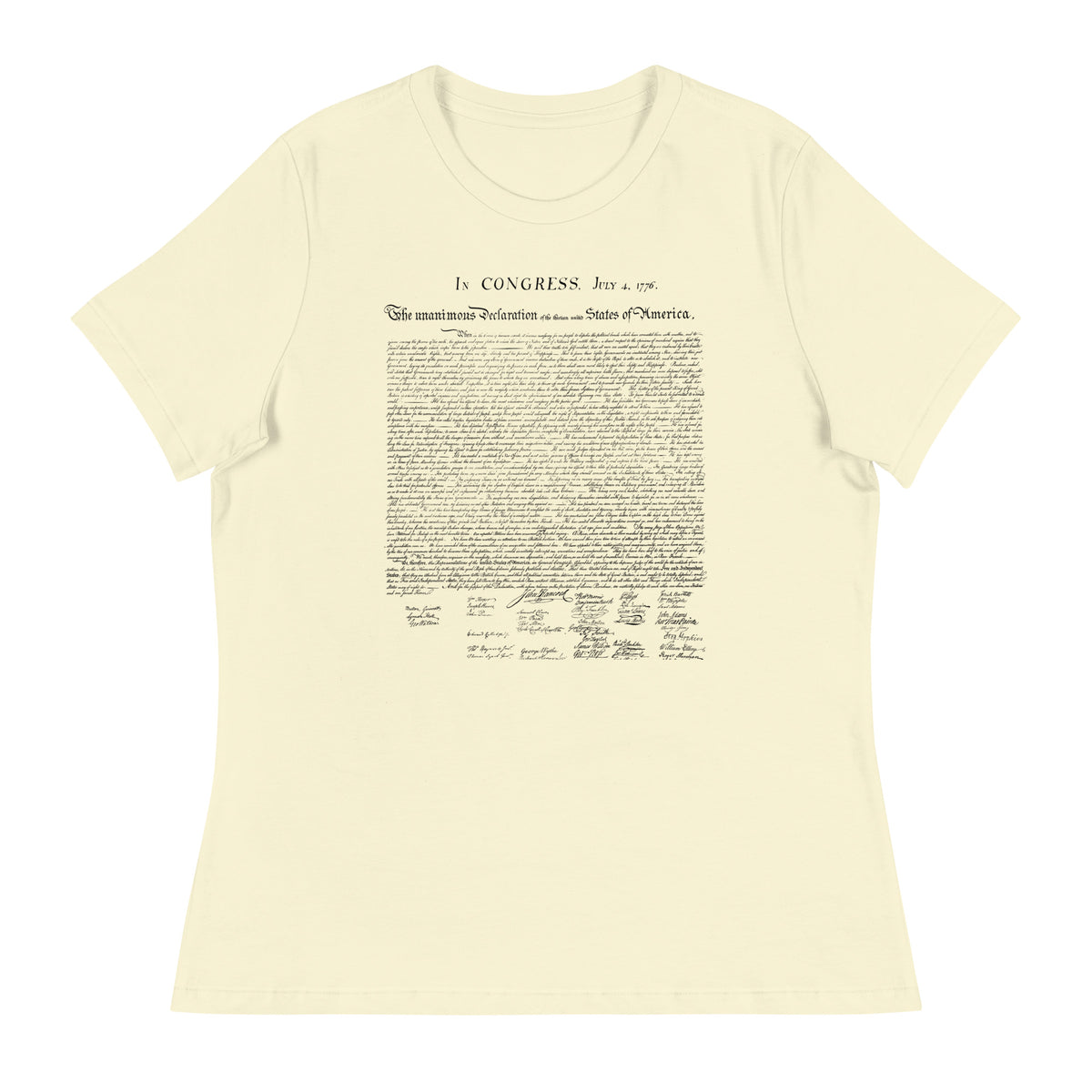 Declaration of Independence Women&#39;s Relaxed T-Shirt