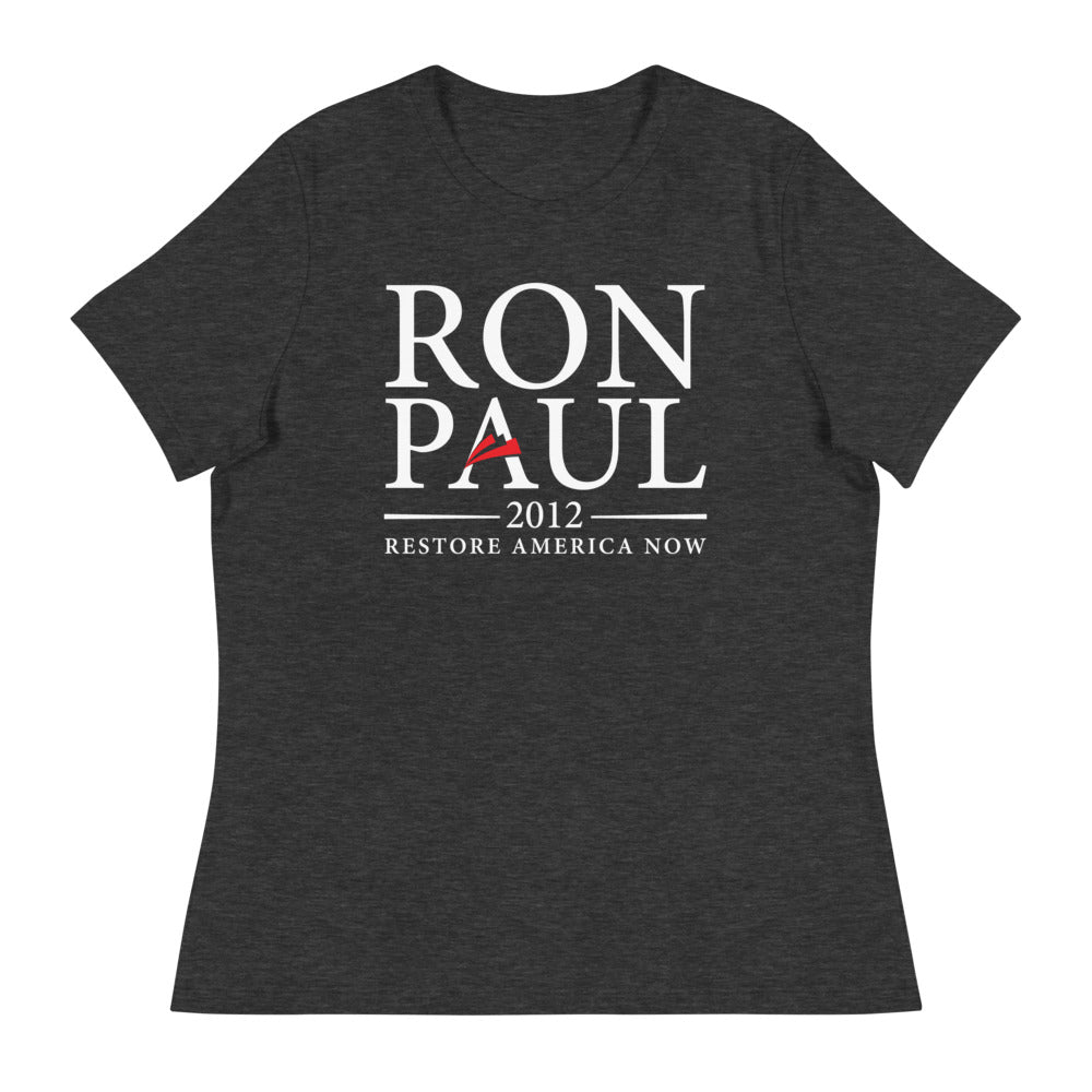 Ron Paul 2012 Presidential Campaign Retro Women's Relaxed T-Shirt