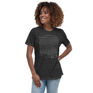 Declaration of Independence Women's Relaxed T-Shirt