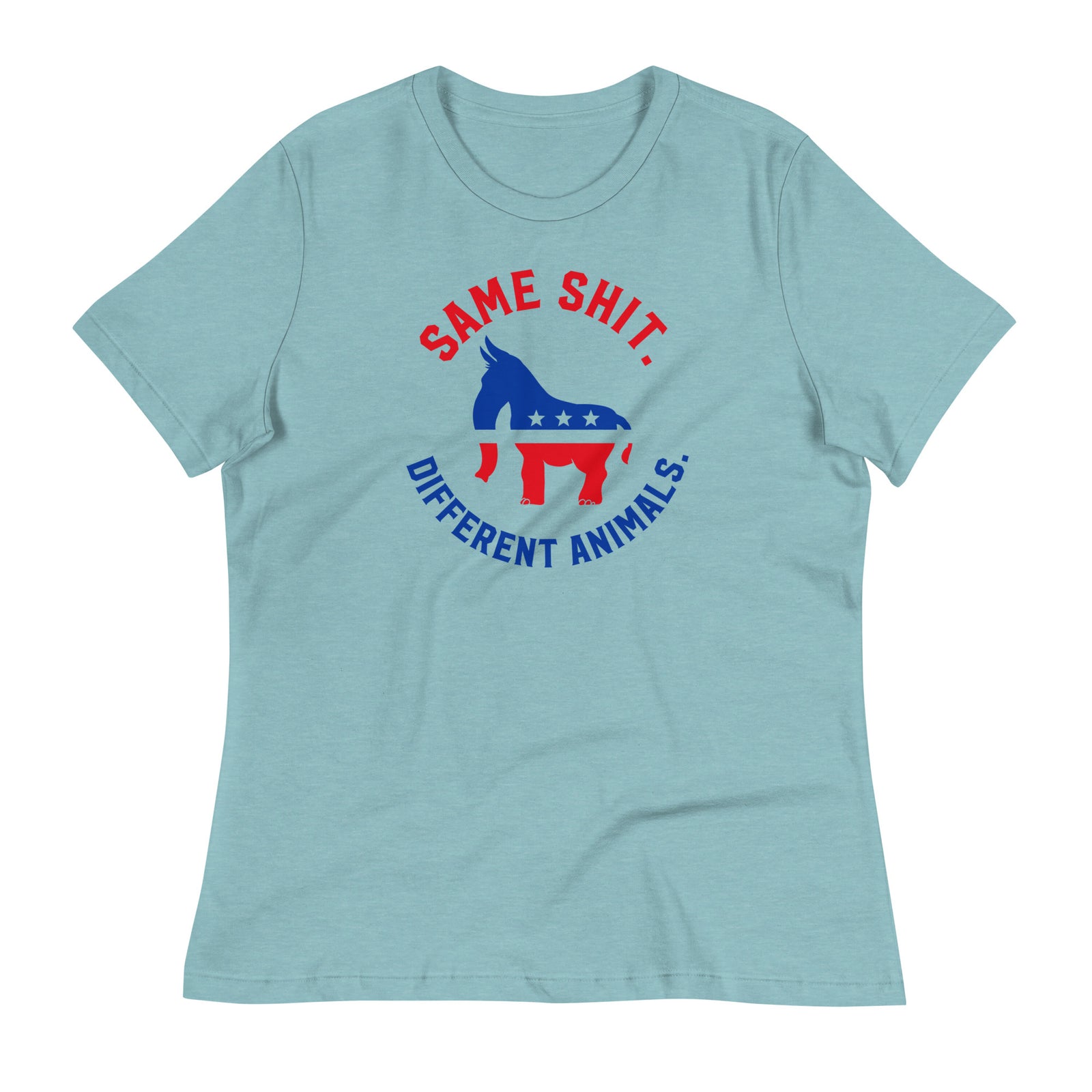 Same Shit Different Animals Republicrat Ladies T-Shirt
