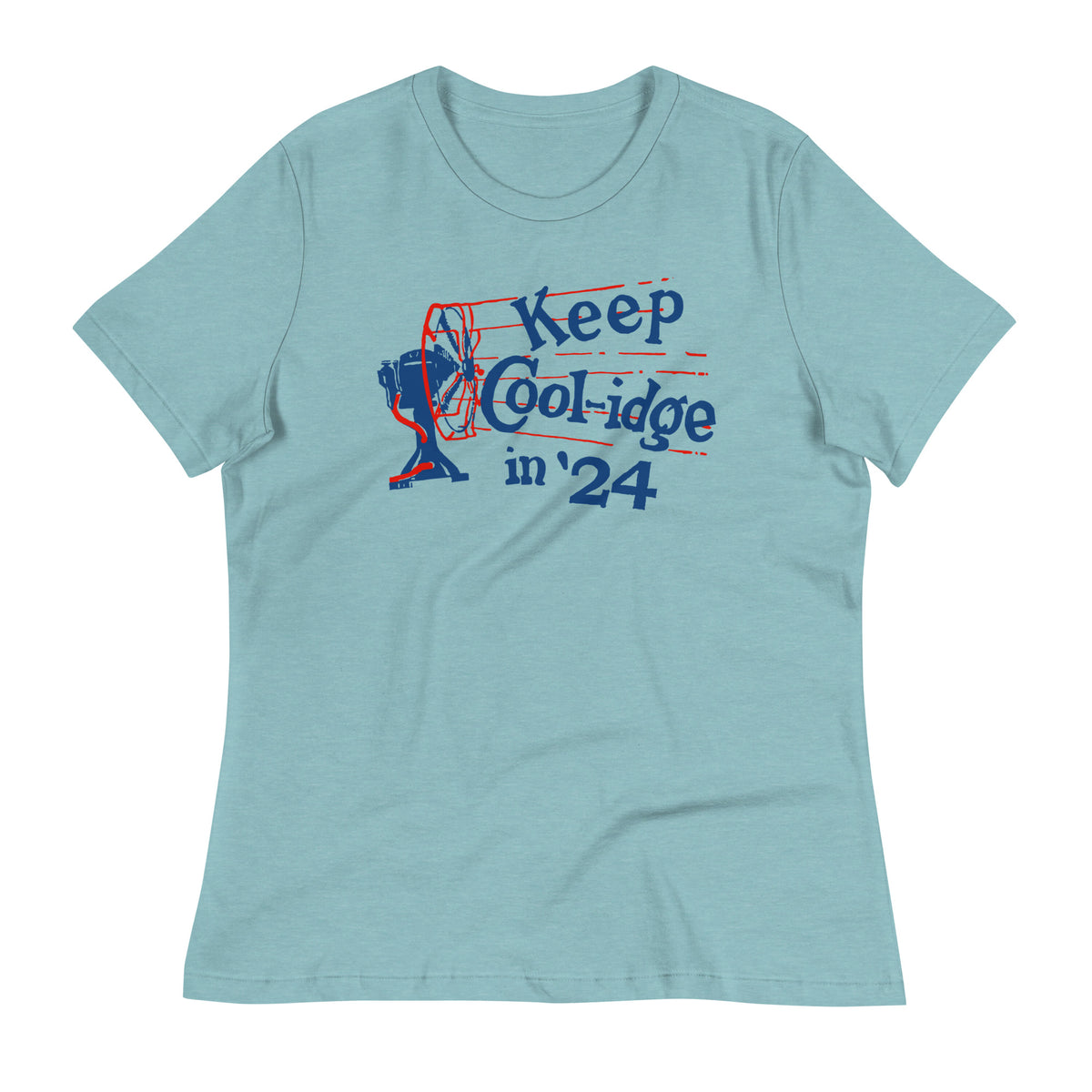 Keep Coolidge Vintage Calvin Coolidge Women&#39;s Relaxed T-Shirt