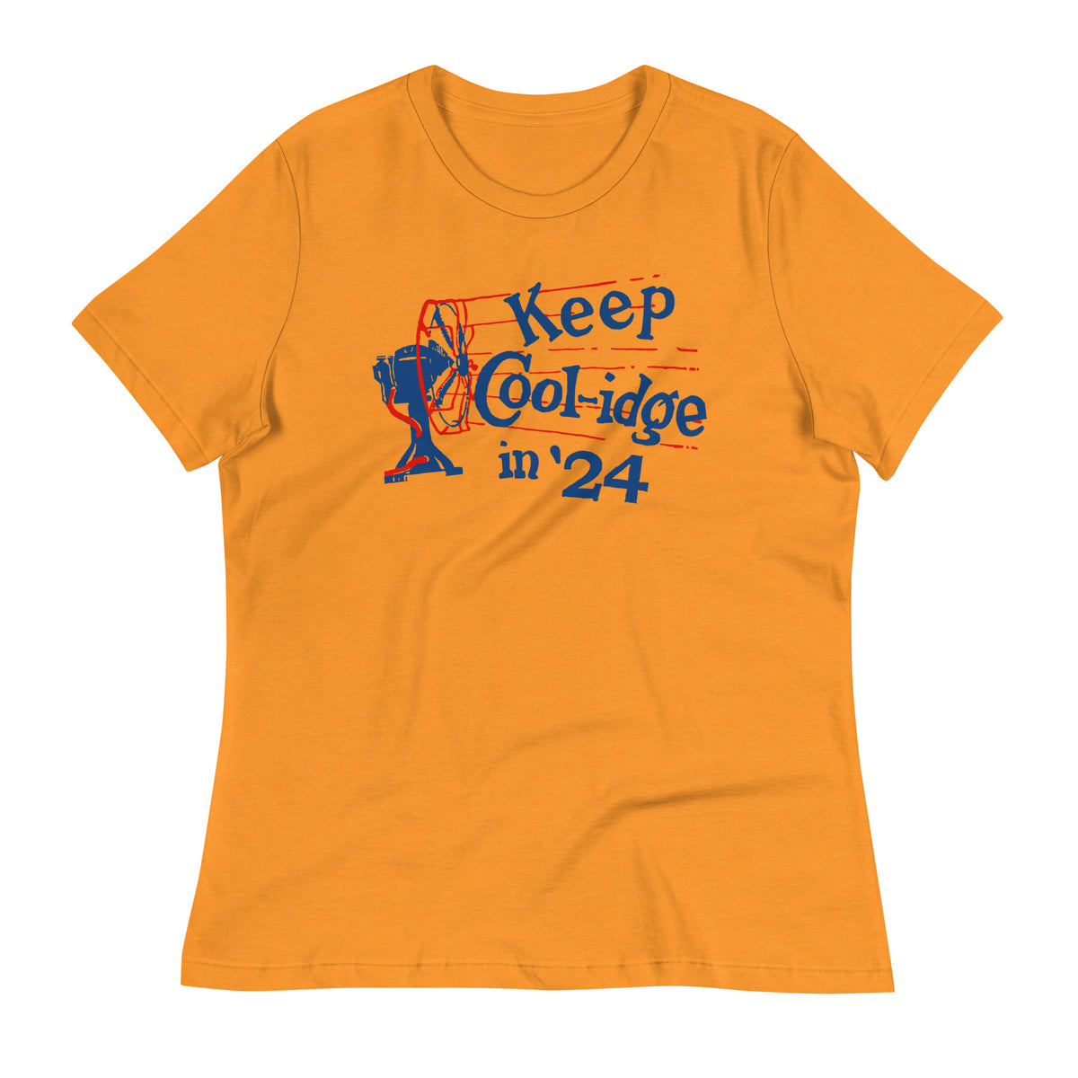 Keep Coolidge Vintage Calvin Coolidge Women&#39;s Relaxed T-Shirt