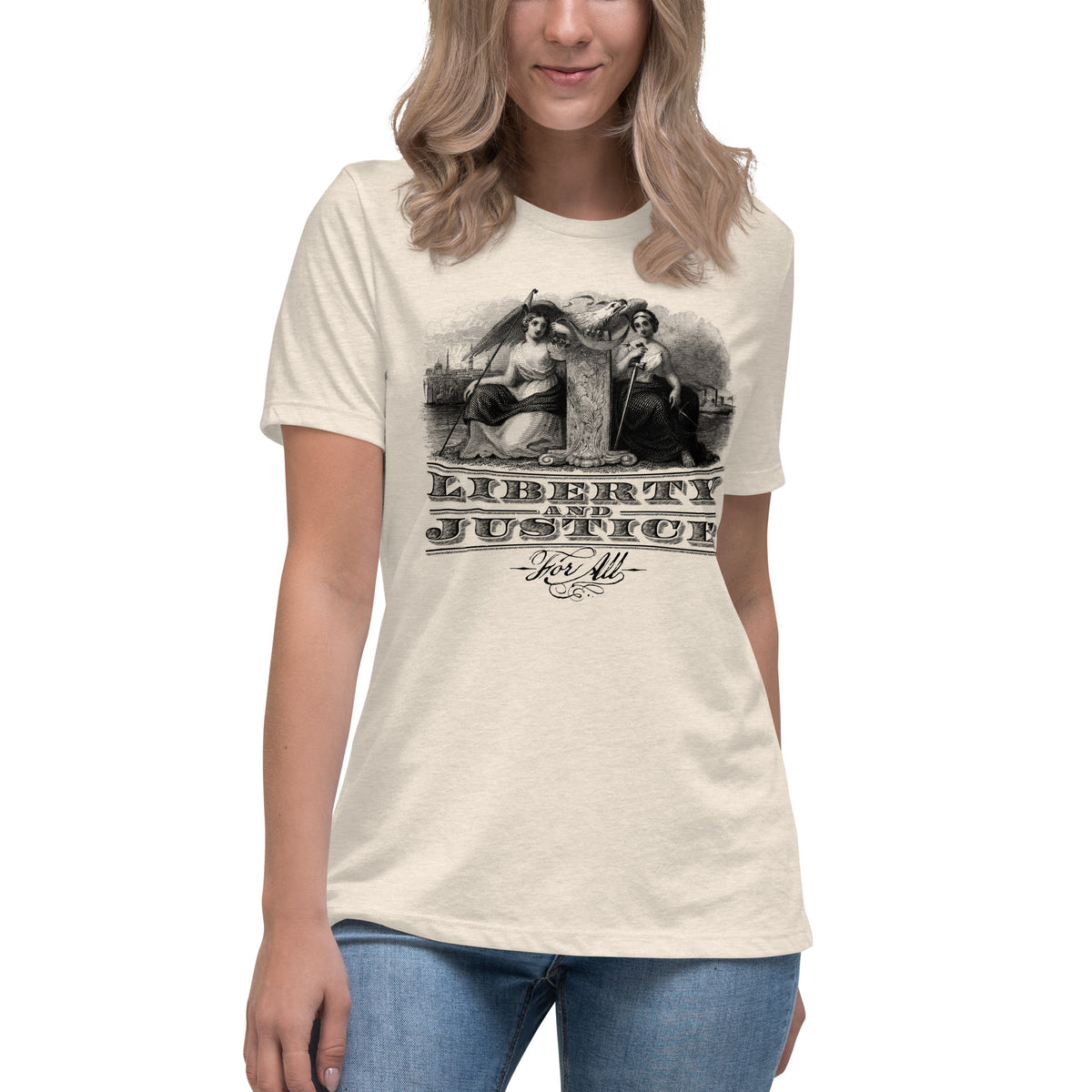 Liberty and Justice Women&#39;s Relaxed T-Shirt