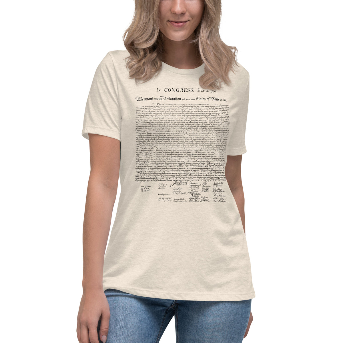 Declaration of Independence Women&#39;s Relaxed T-Shirt
