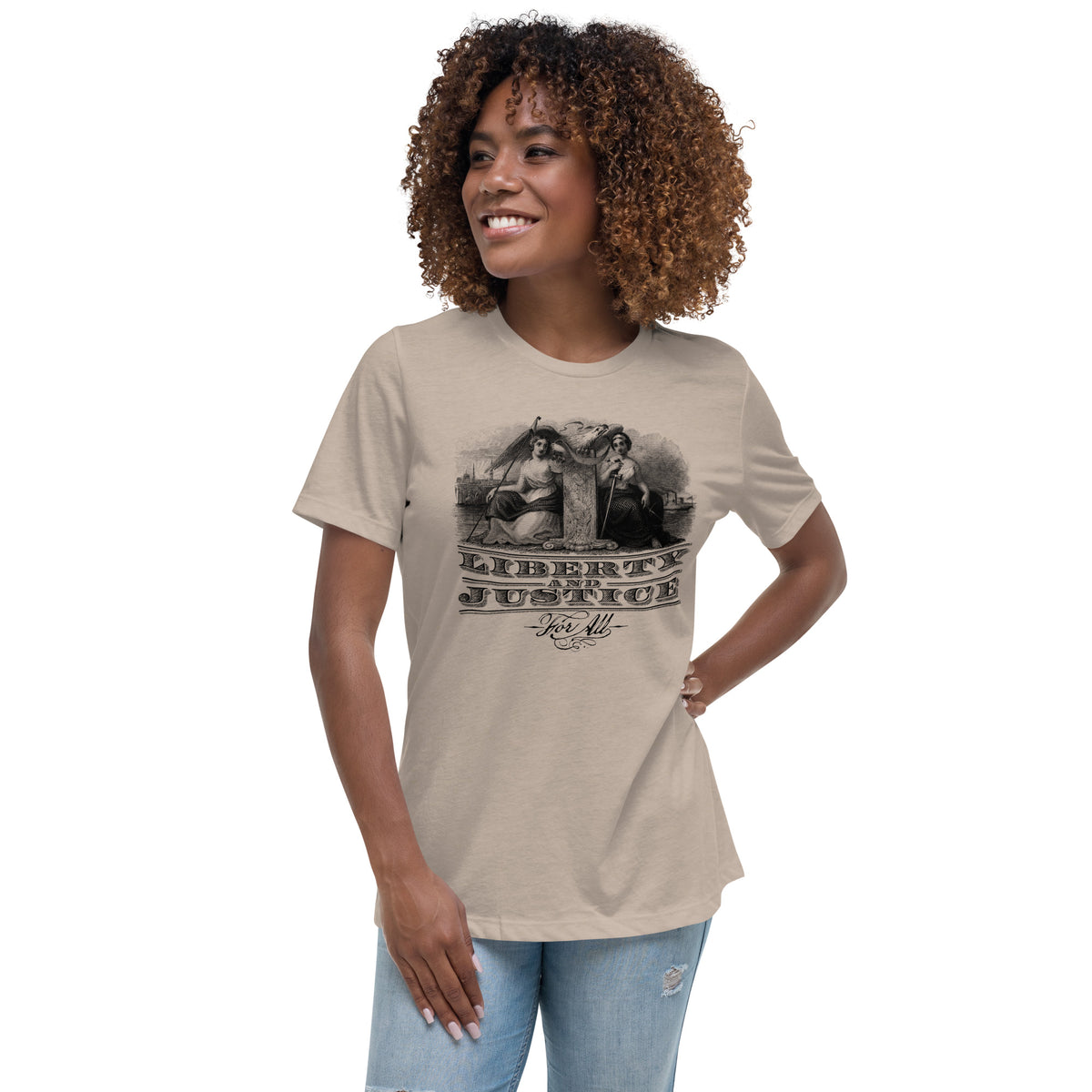 Liberty and Justice Women&#39;s Relaxed T-Shirt