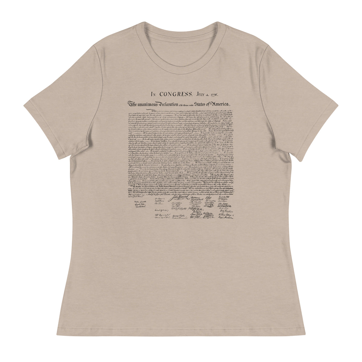 Declaration of Independence Women&#39;s Relaxed T-Shirt