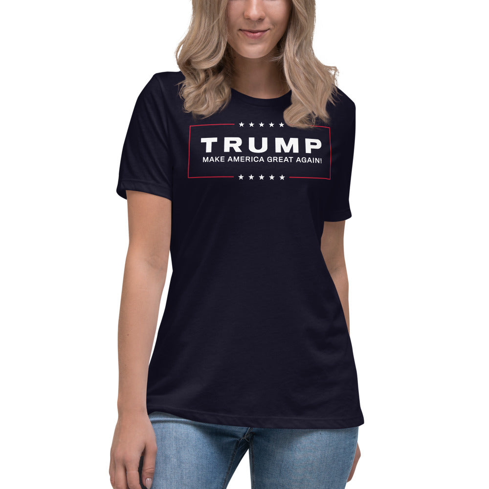 Trump 2016 Retro Campaign Women&#39;s Relaxed T-Shirt