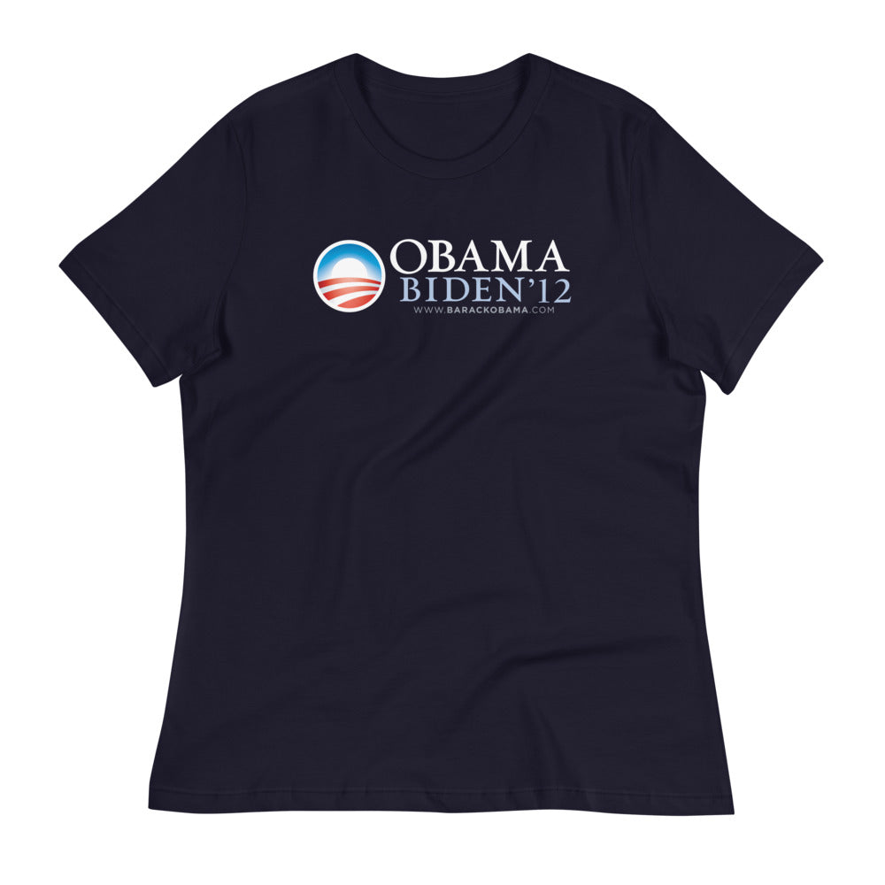 Obama 2012 Retro Campaign Women&#39;s Relaxed T-Shirt