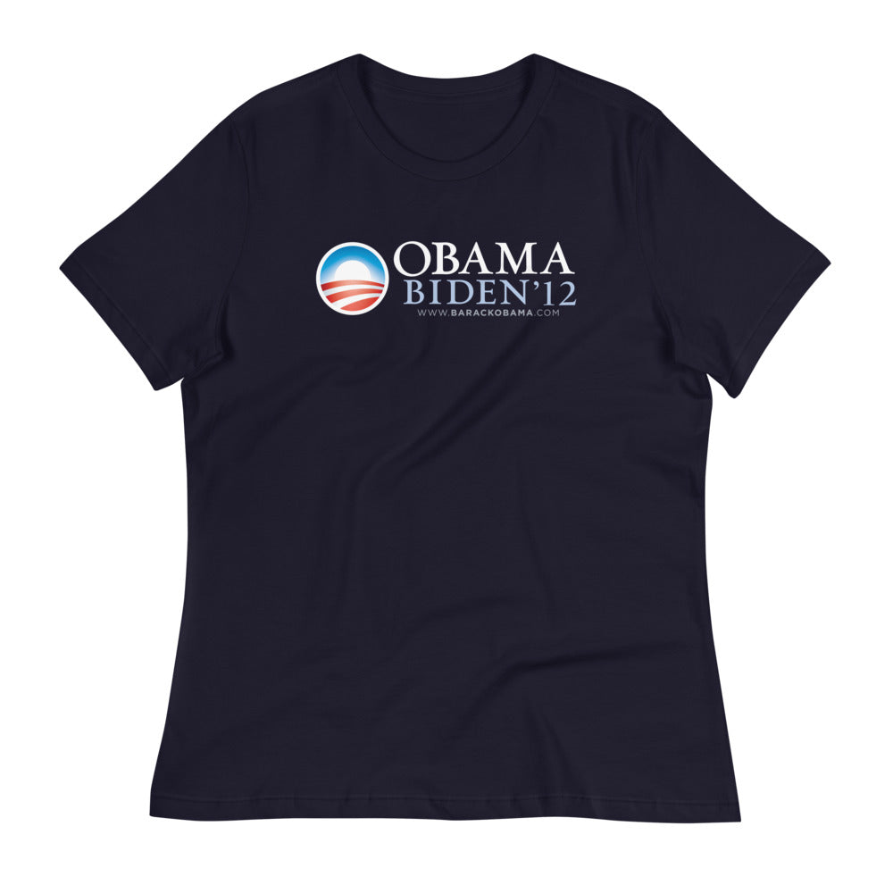 Obama 2012 Retro Campaign Women's Relaxed T-Shirt