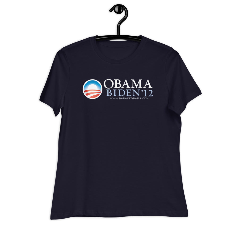 Obama 2012 Retro Campaign Women&#39;s Relaxed T-Shirt