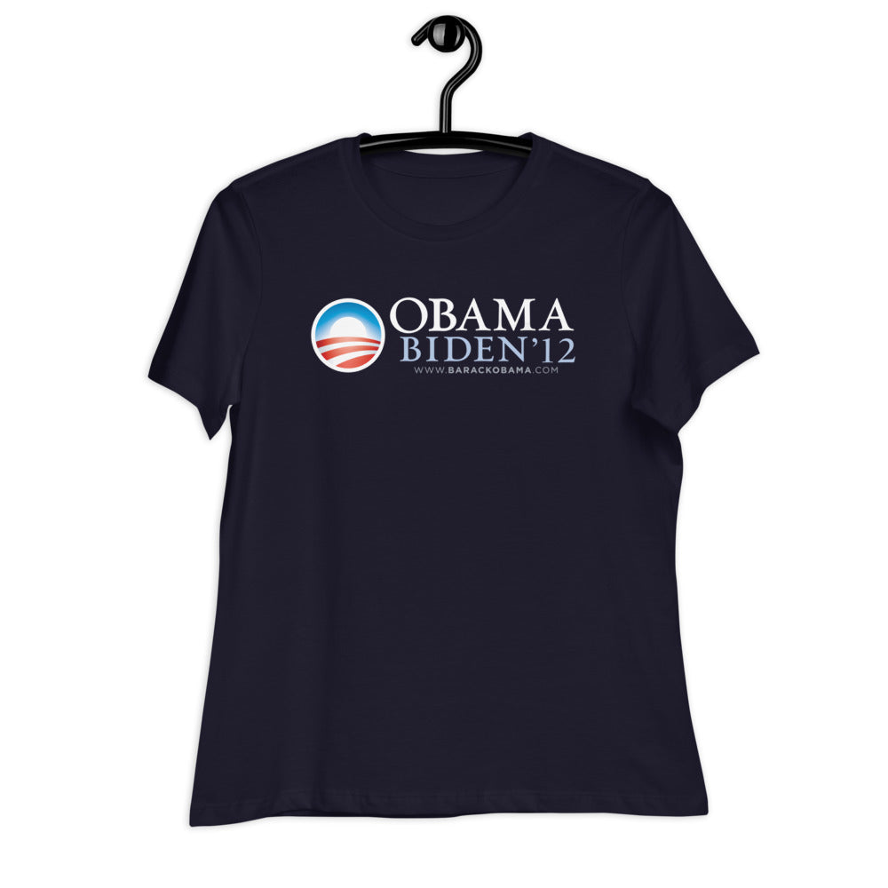 Obama 2012 Retro Campaign Women's Relaxed T-Shirt