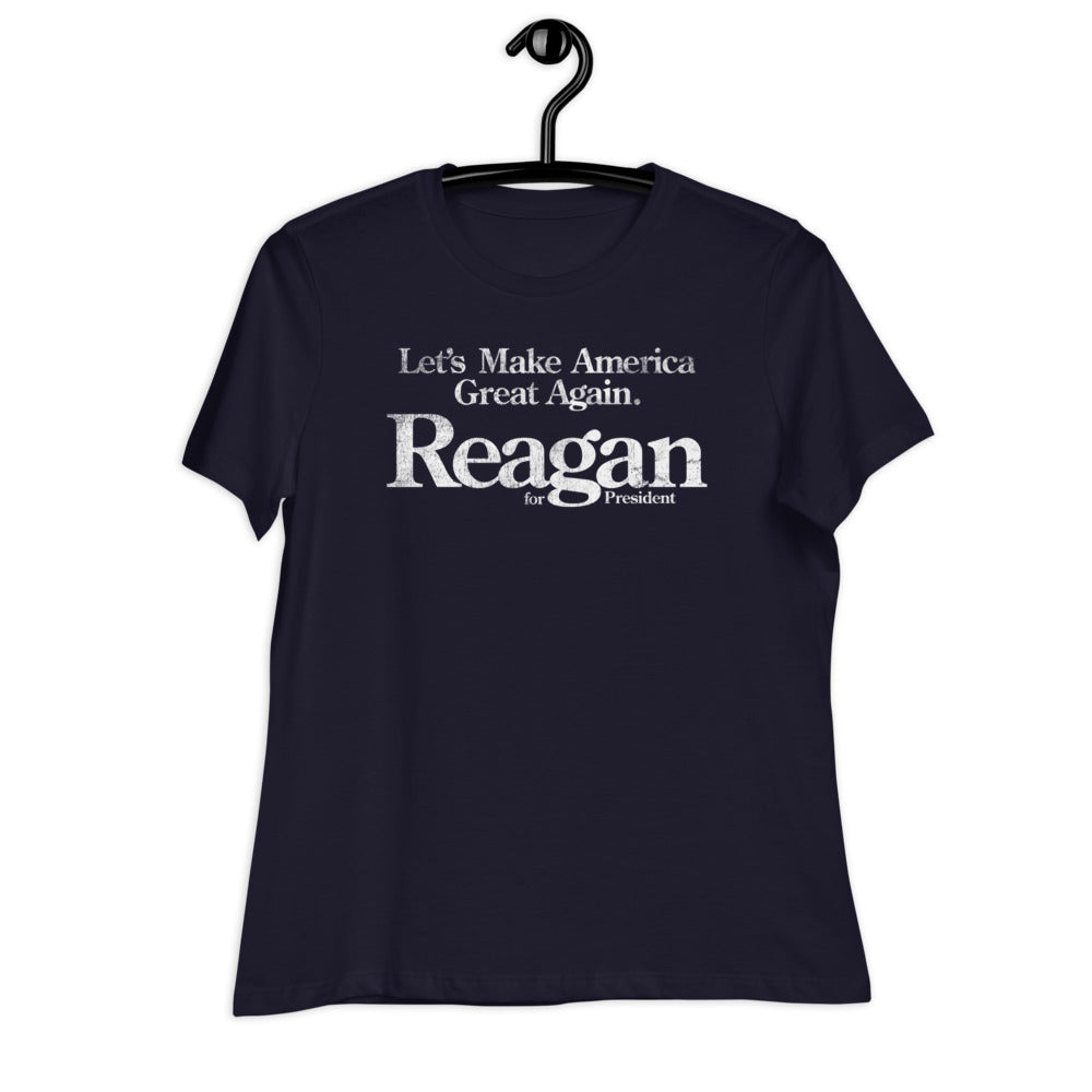 Reagan 1980 MAGA Reproduction Campaign Women's Relaxed T-Shirt