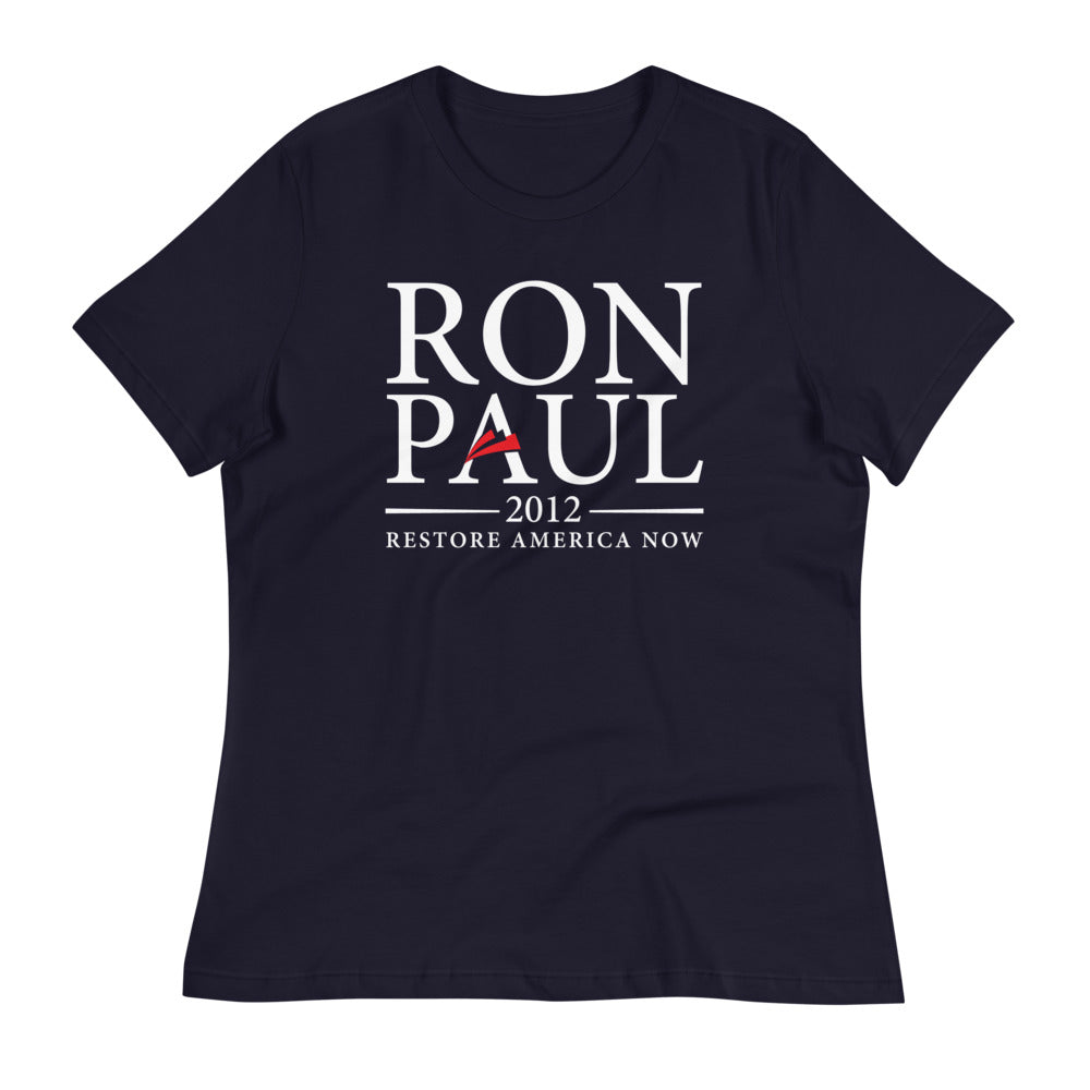 Ron Paul 2012 Presidential Campaign Retro Women&#39;s Relaxed T-Shirt
