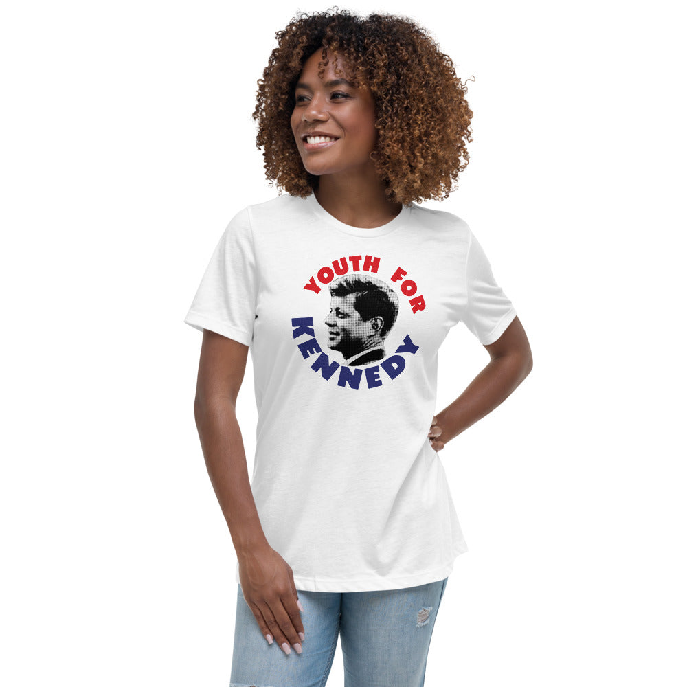 Youth For Kennedy Retro Campaign Women's Relaxed T-Shirt