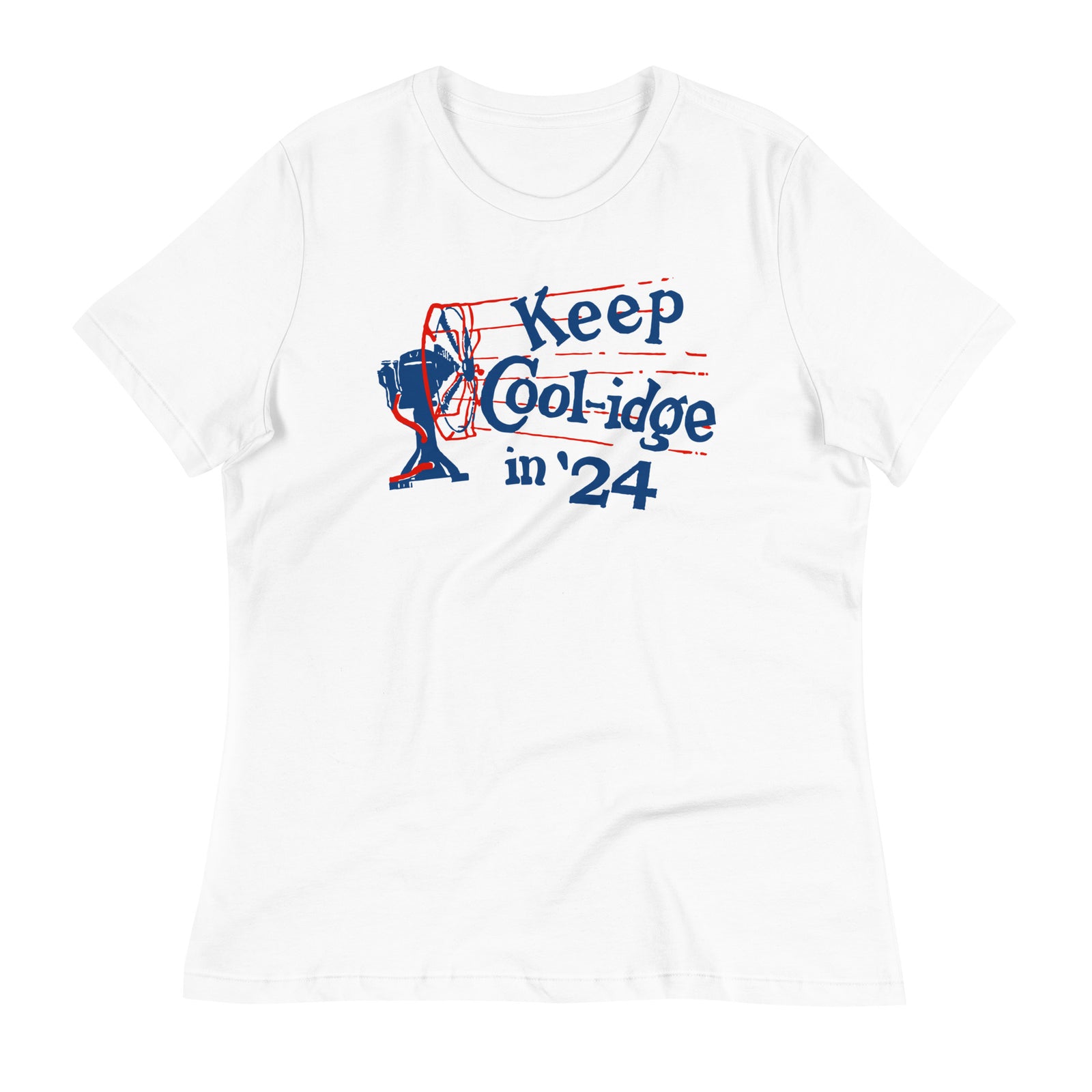 Keep Coolidge Vintage Calvin Coolidge Women's Relaxed T-Shirt