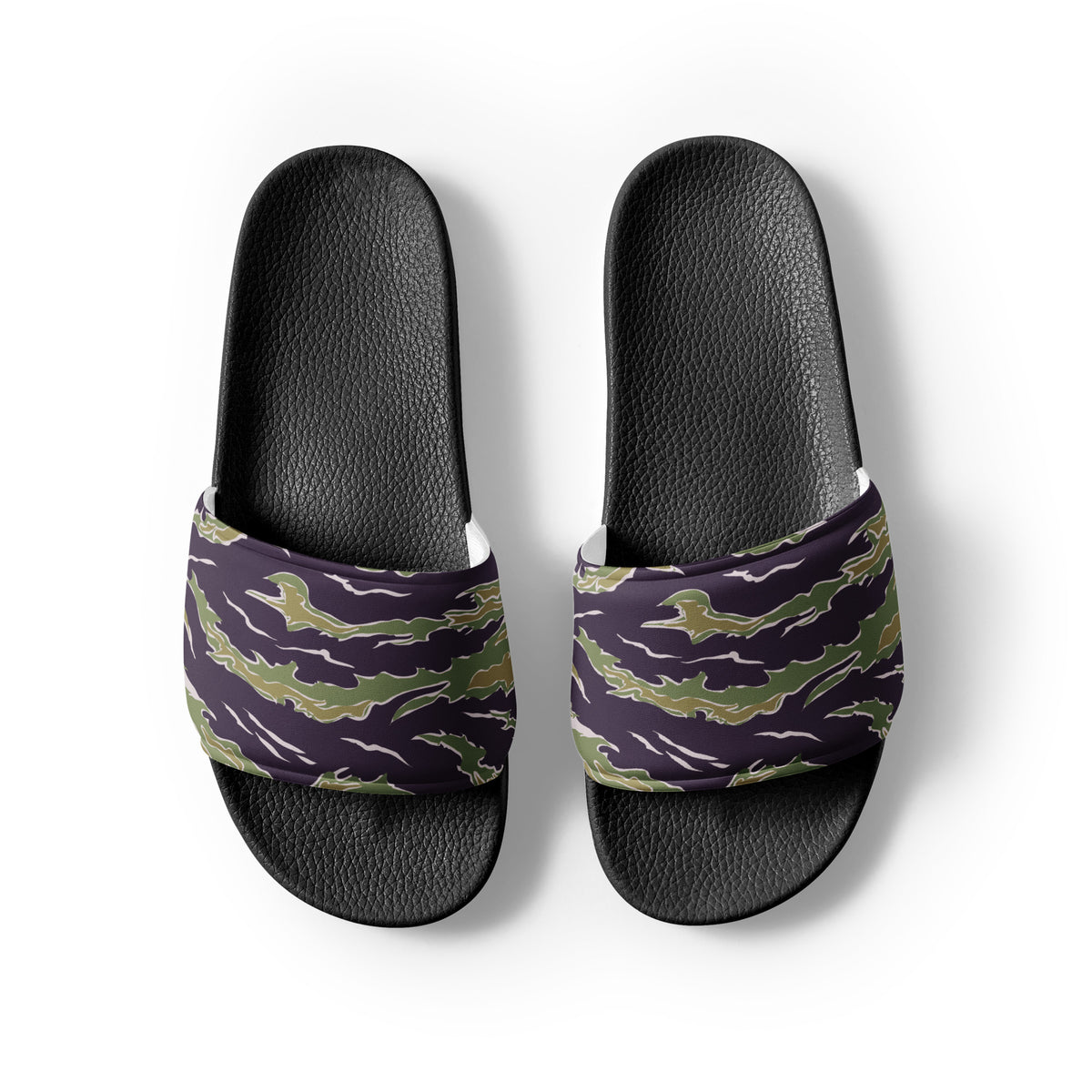 Tiger Stripe Jungle Camouflage Women&#39;s slides