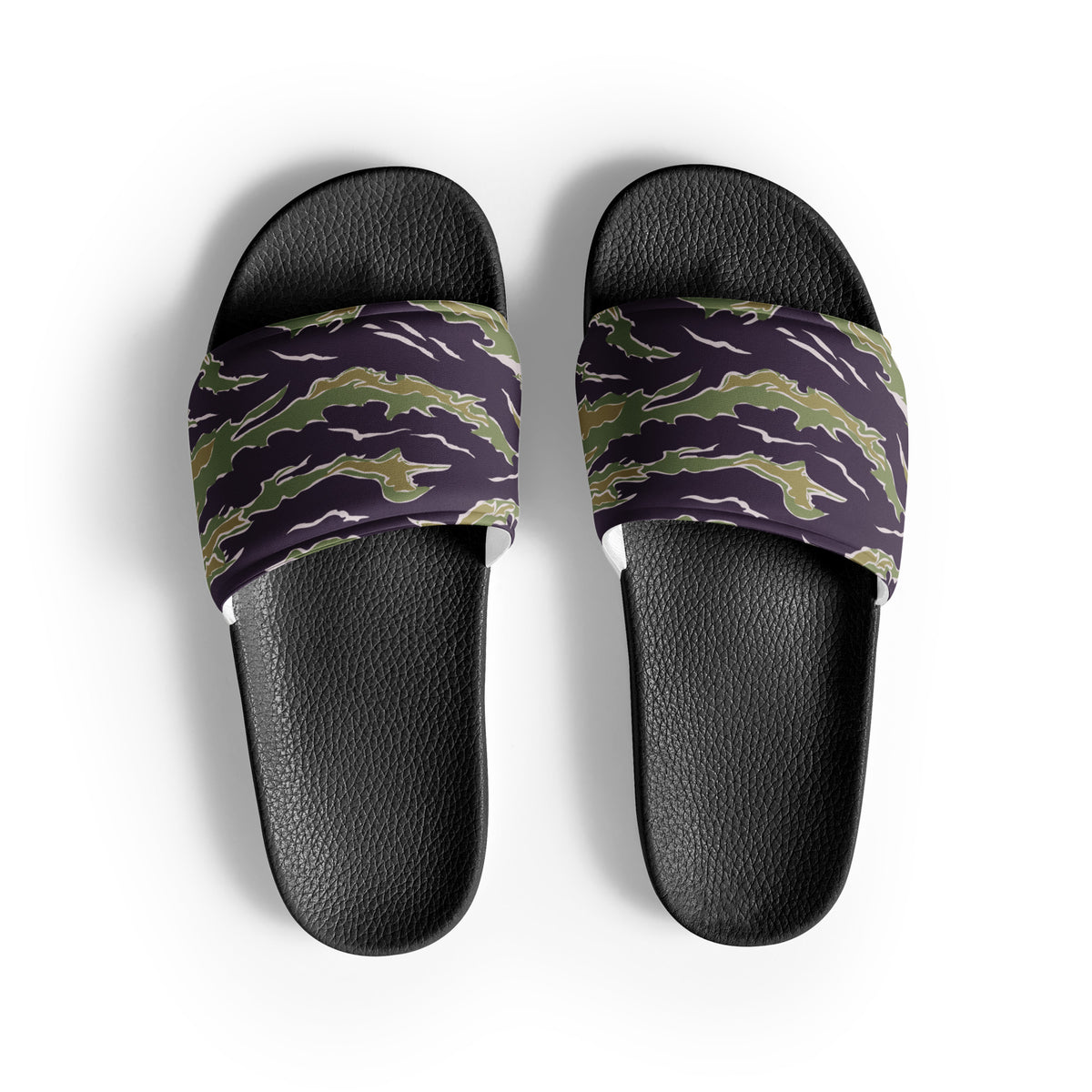 Tiger Stripe Jungle Camouflage Women&#39;s slides